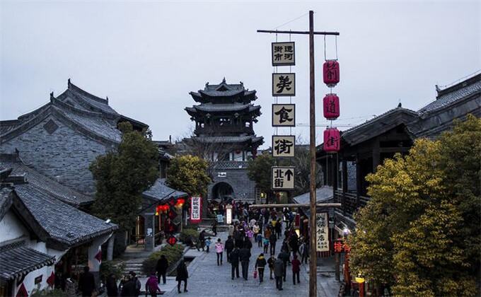 济南附近一日游景点台儿庄古城